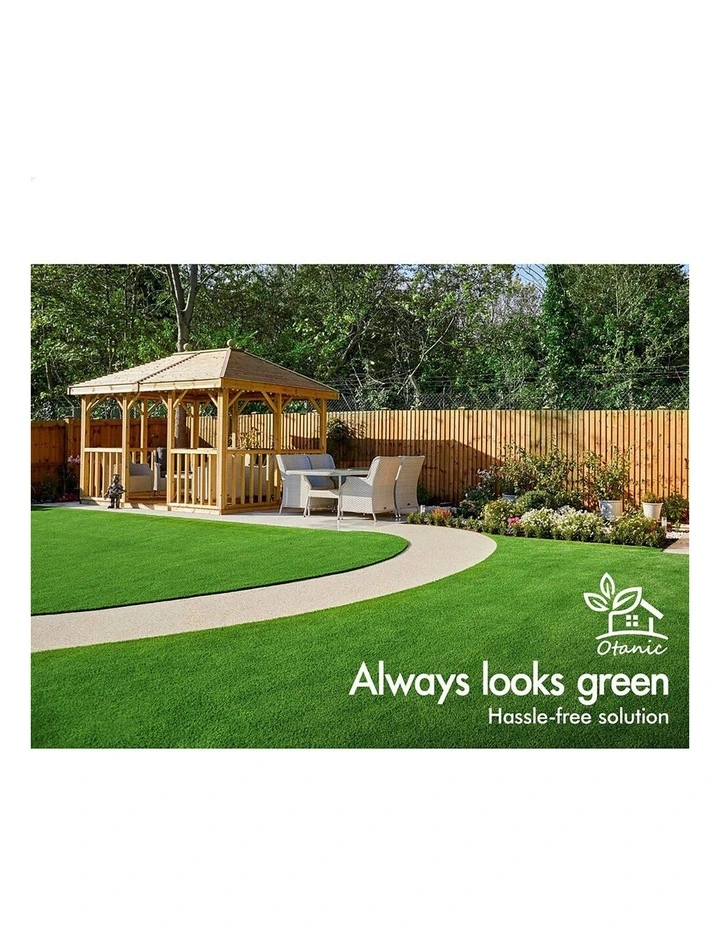 Artificial Grass 40mm 2x10m Synthetic Turf 10SQM Roll Fake Yarn Lawn image 6