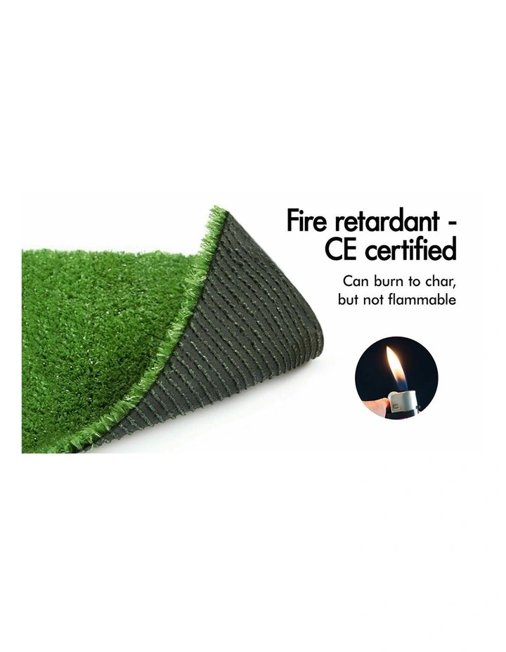 Artificial Grass 18mm 2x5m Synthetic Turf Fake Yarn Lawn image 2