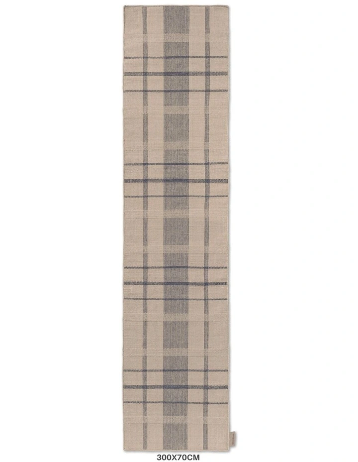 Zona Check Outdoor Runner 497408 in Denim image 2