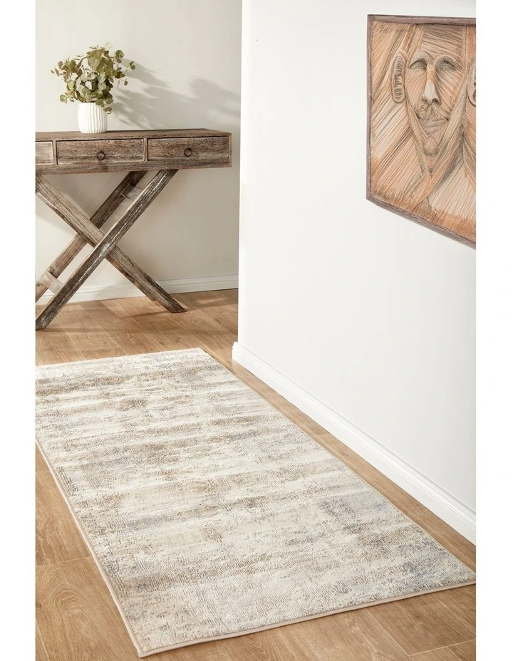 Bronte Aldo Runner Rug in Grey image 2