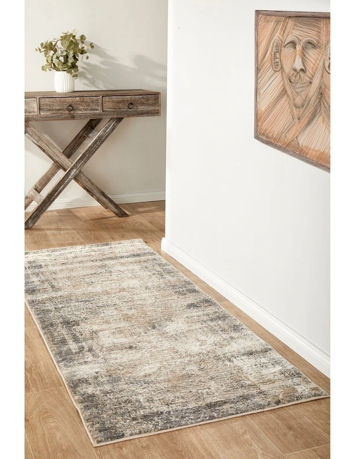 Bronte Ceasar Runner Rug in Grey image 2