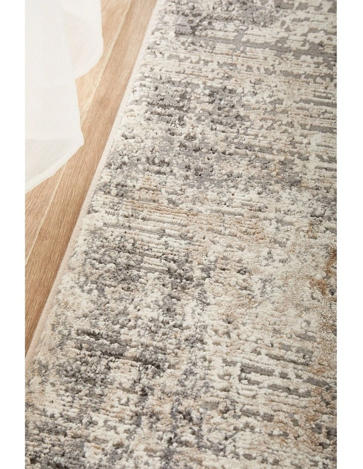 Bronte Ceasar Runner Rug in Grey image 4
