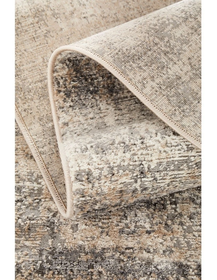 Bronte Ceasar Runner Rug in Grey image 5