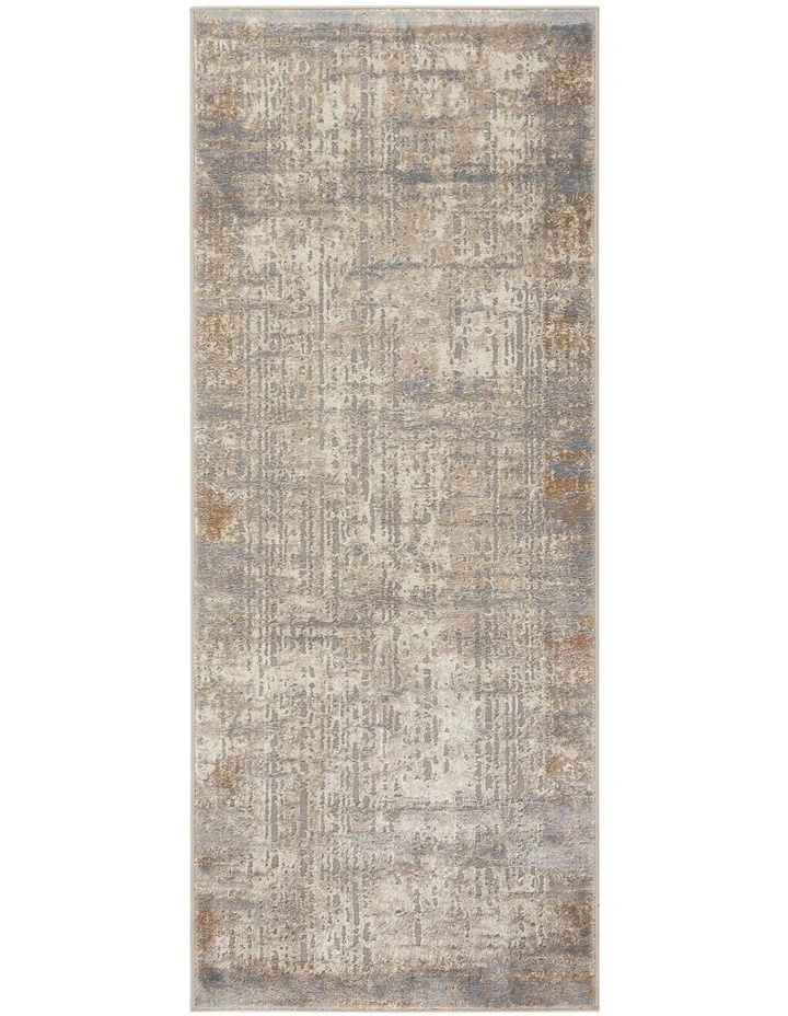 Bronte Nola Runner Rug in Grey image 1