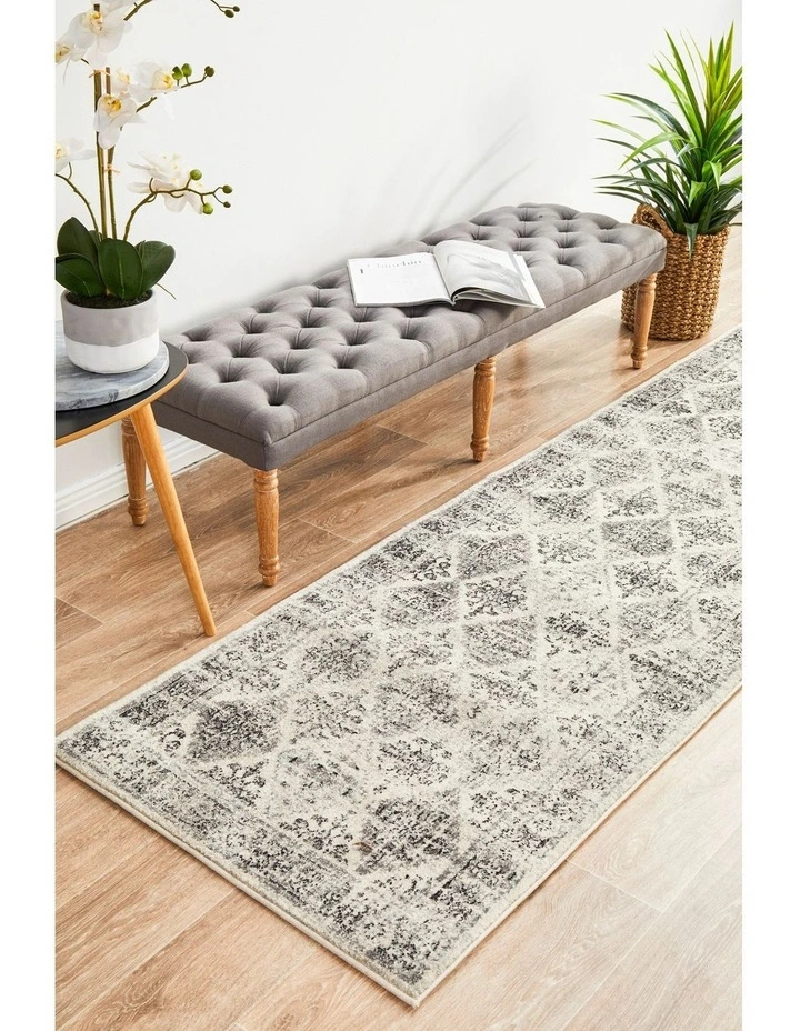 Century 999 Runner Rug in Grey image 2