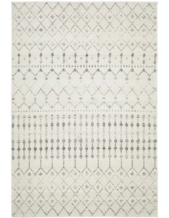Chrome Elsa Rug in Silver