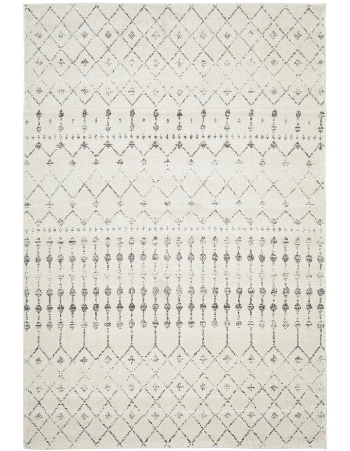 Chrome Elsa Rug in Silver image 1