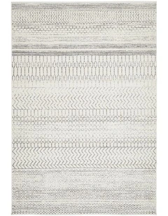 Chrome Harper Rug in Silver