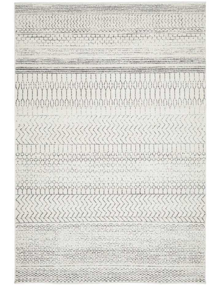 Chrome Harper Rug in Silver image 1