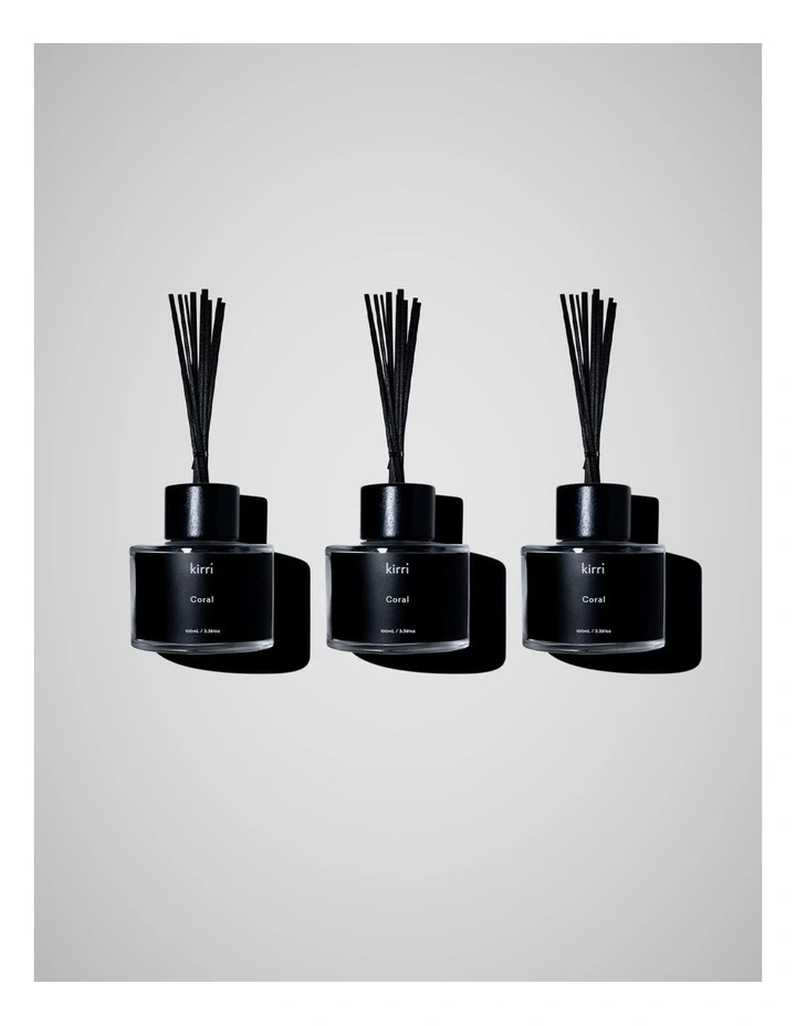 Coral Reed Diffuser Trio 100ml image 1