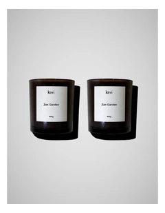Zen Garden Candle 400g Duo