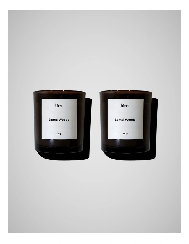Santal Woods Candle Duo Set 200g image 1