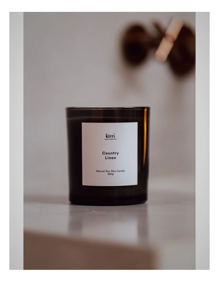 Country Linen Candle Trio Set 220g image 2