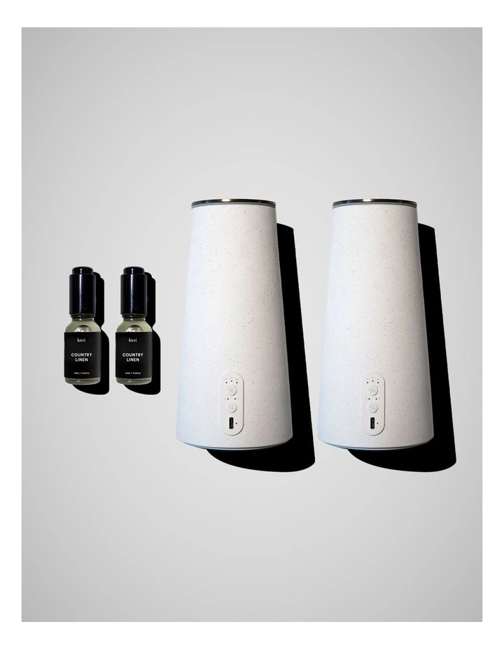 Element Diffuser (Smart) Pack of 2 + Free 2 Rose Gold Oil 15ml image 1