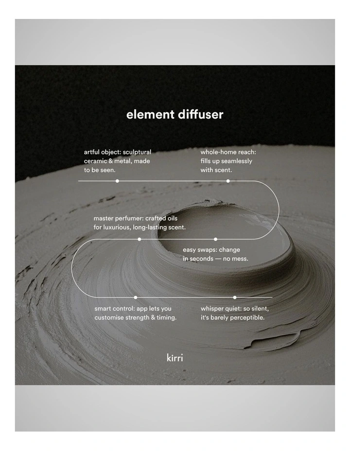Element Diffuser (Smart) Pack of 2 + Free 2 Rose Gold Oil 15ml image 5