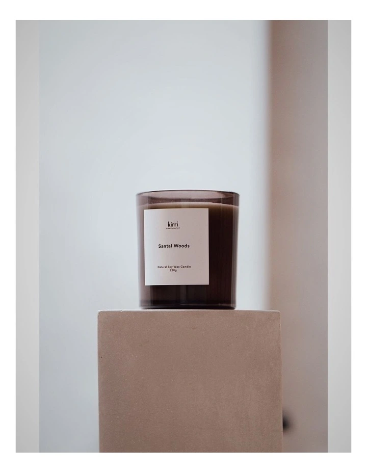 Santal Woods Candle 220g Pack of 2 image 3