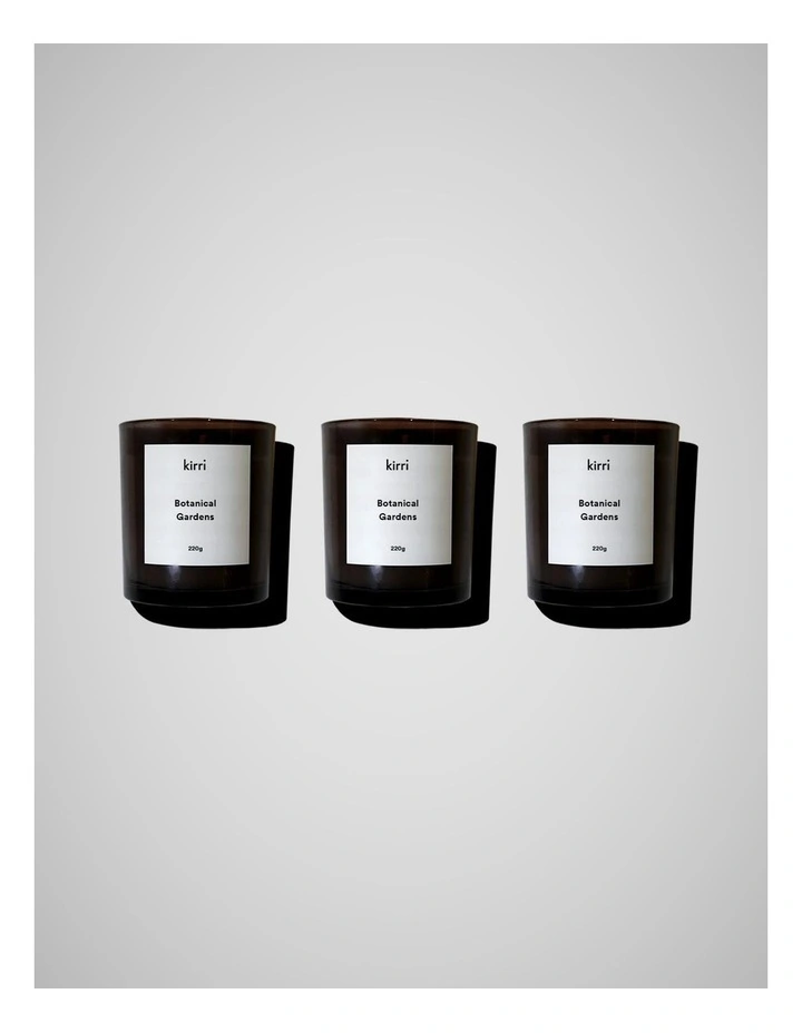 Botanical Gardens Candle 220g Pack of 3 image 1