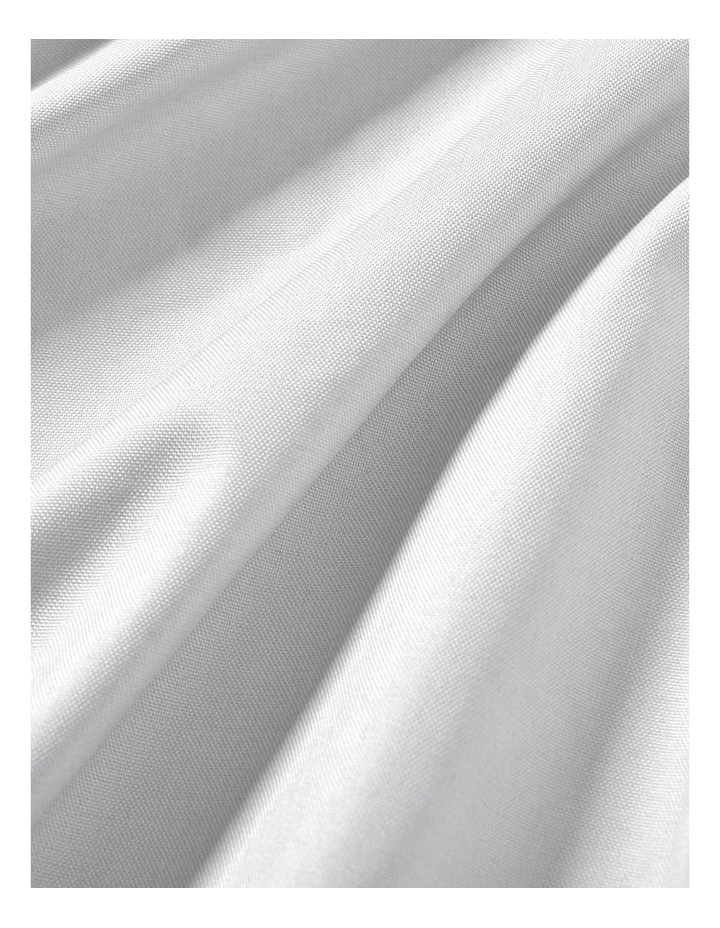 Alva Faux Linen Blockout S-Fold Curtain in White image 6