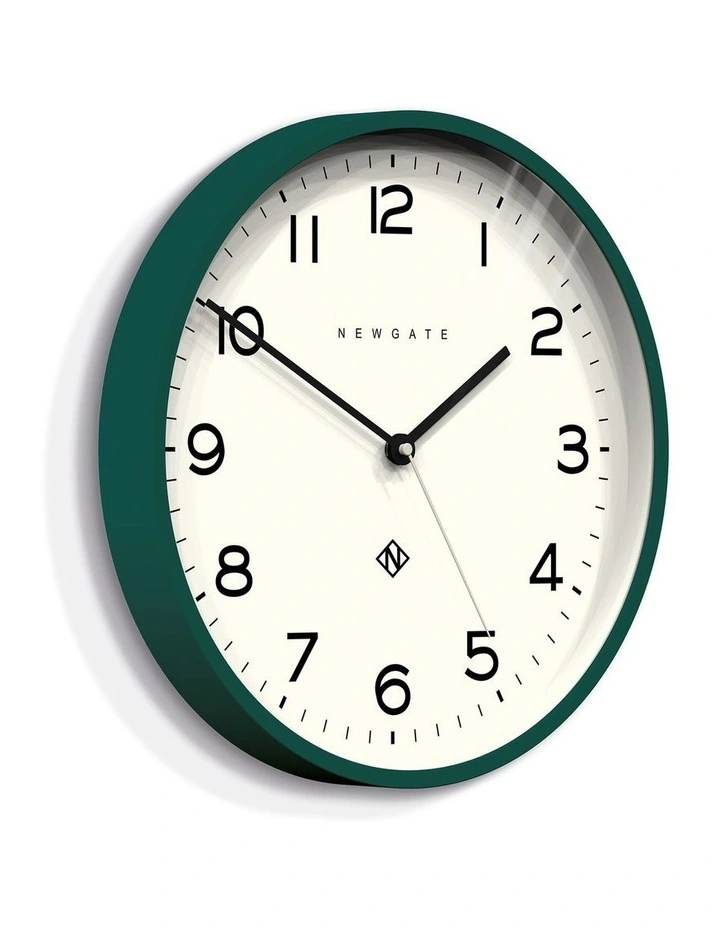 Newgate Number Three Echo Wall Clock Green image 2