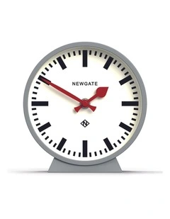 Railway Mantel Clock Posh Grey