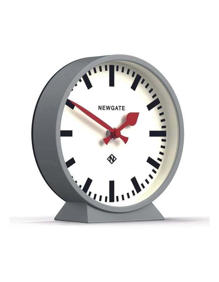 Railway Mantel Clock Posh Grey image 2