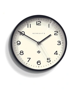 Newgate Number Three Echo Clock Silicone Black