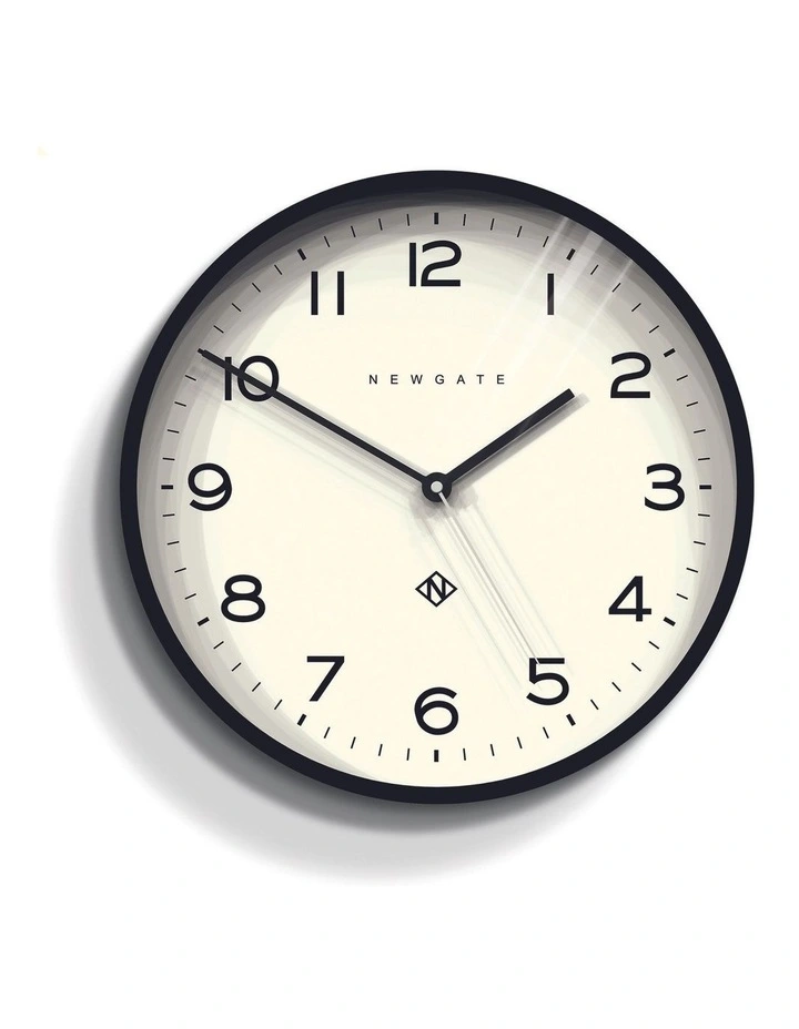 Newgate Number Three Echo Clock Silicone Black image 1