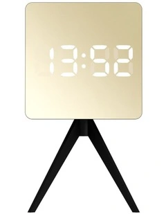 Newgate Space Hotel Droid Led Alarm Clock Black