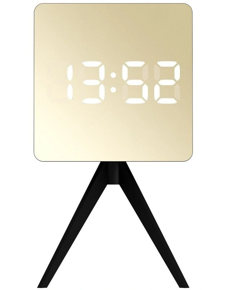 Newgate Space Hotel Droid Led Alarm Clock Black image 1