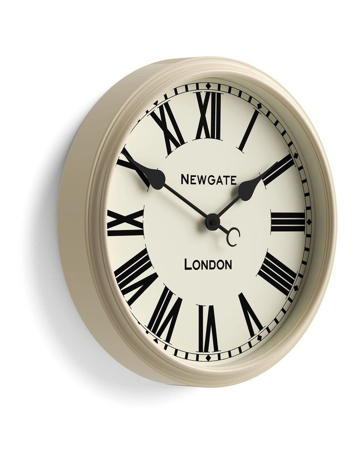 Spitalfields Wall Clock-Vanilla Cream image 2