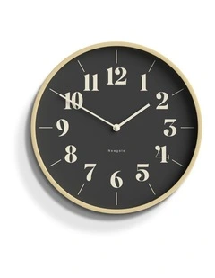 Mr Clarke Clock Pale Wood Reverse Hopscotch Dial