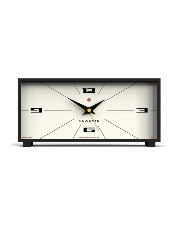 Thunderbird Mantel Clock Neutral Rocket Dial image 1