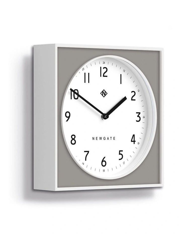 Burger & Chips Wall Clock Posh Grey image 2