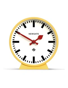 Railway Mantel Clock Cheeky Yellow