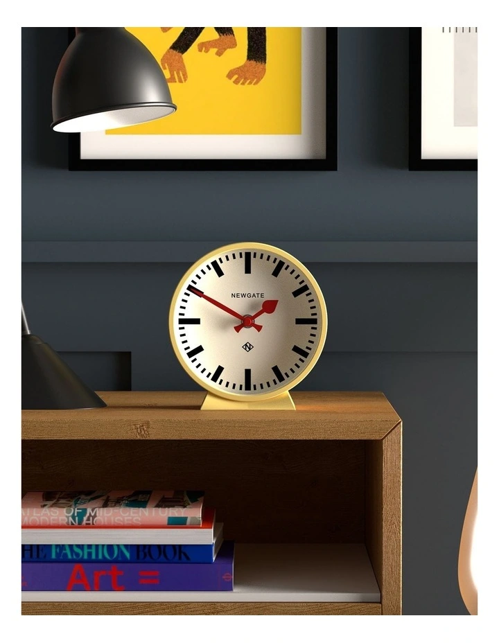 Railway Mantel Clock Cheeky Yellow image 2