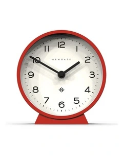M Mantel Clock Fire Engine Red