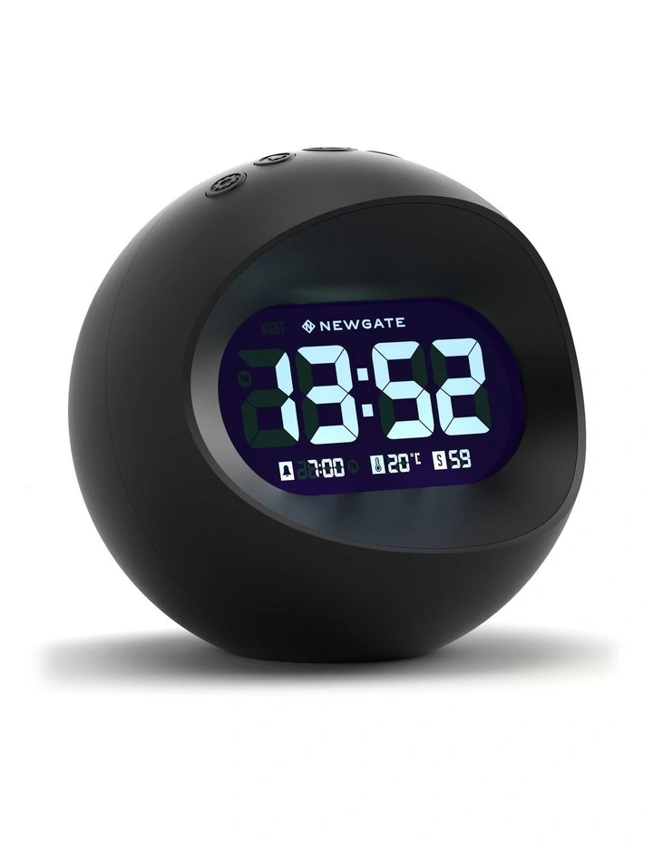 Centre Of The Earth Lcd Alarm Clock Black image 4