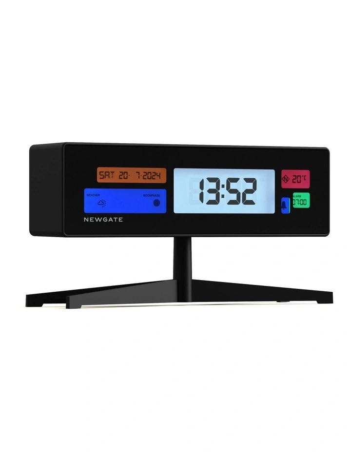 Supergenius Lcd Alarm Clock Matte Black image 2