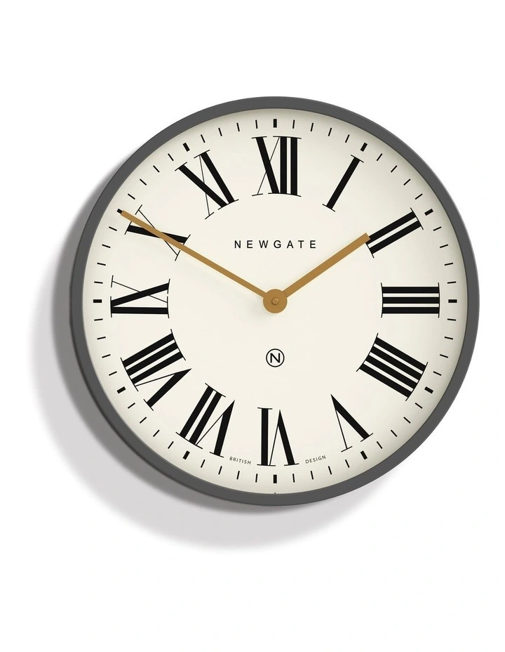 Mr Butler Wall Clock Moonstone Grey image 1