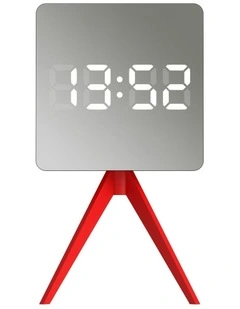Newgate Space Hotel Droid Led Alarm Clock Red