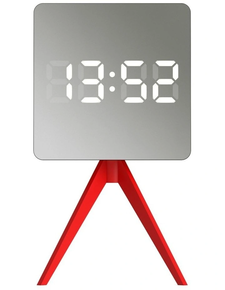 Newgate Space Hotel Droid Led Alarm Clock Red image 1