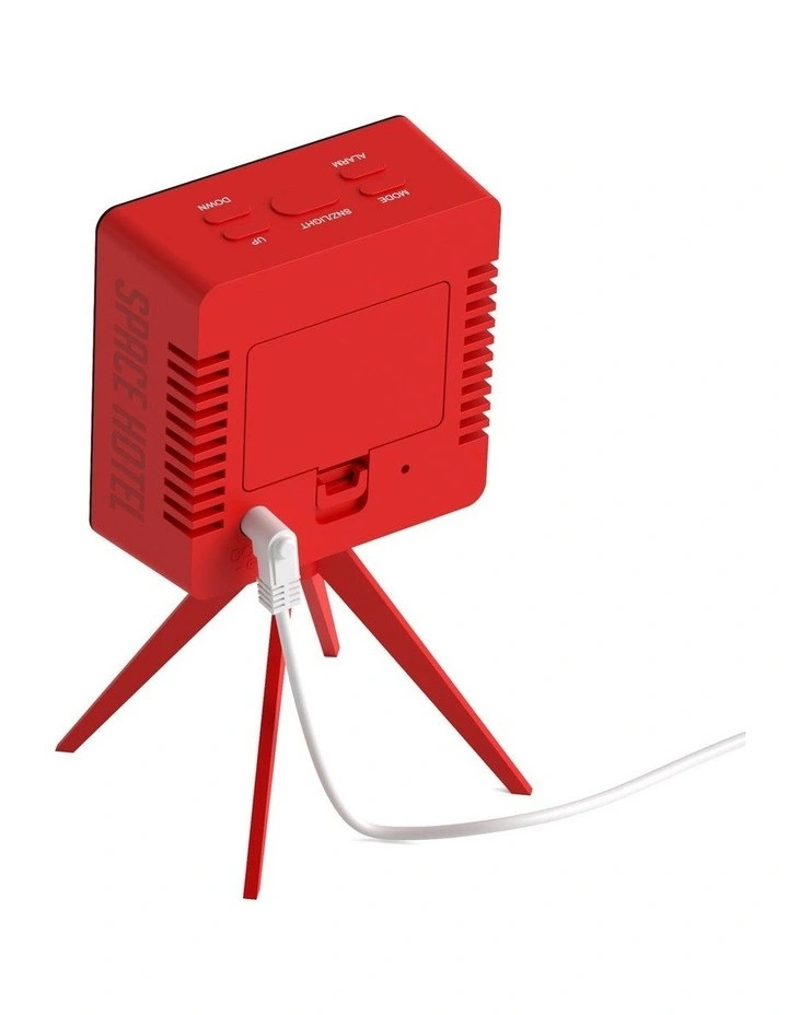 Newgate Space Hotel Droid Led Alarm Clock Red image 4