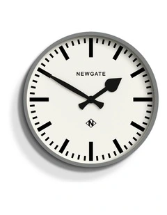 Railway Clock Grey