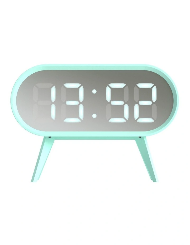 Newgate Space Hotel Cyborg Led Alarm Clock Blue image 1