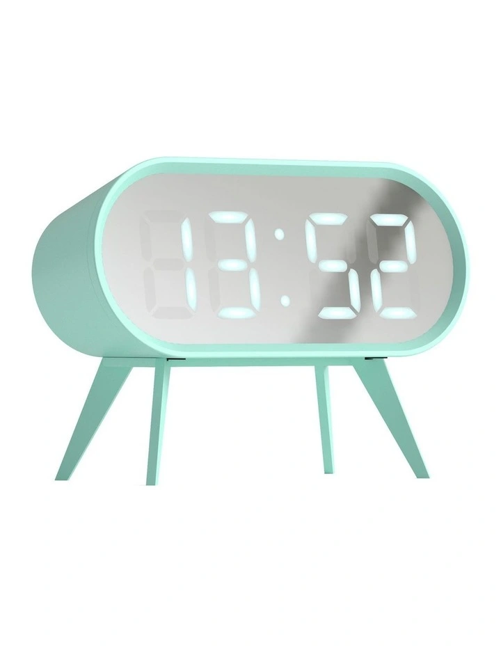 Newgate Space Hotel Cyborg Led Alarm Clock Blue image 3