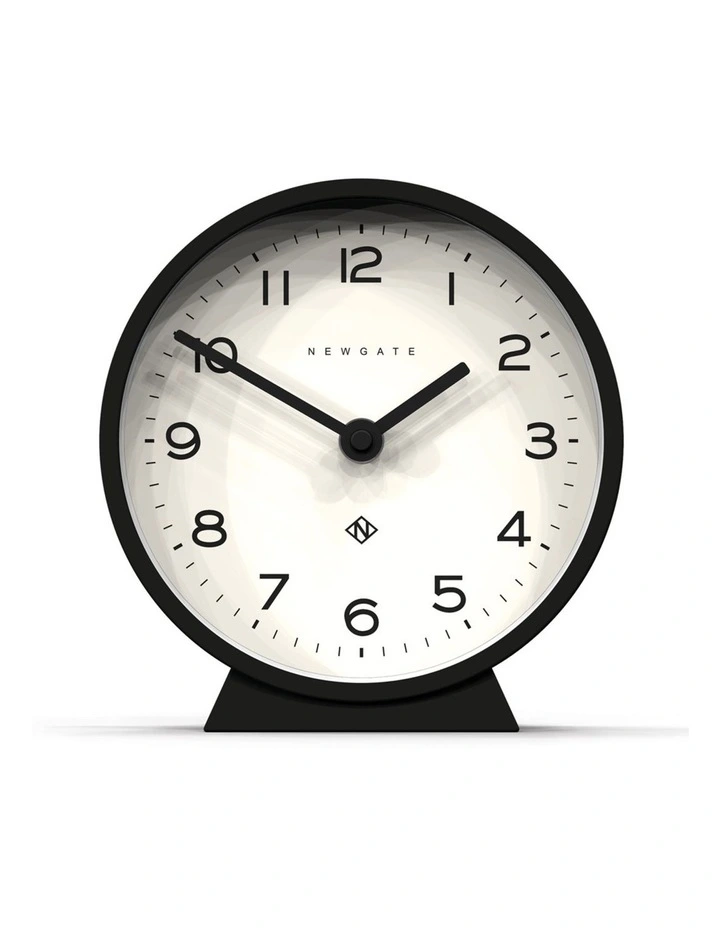 M Mantel Clock Cave Black image 1