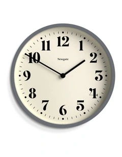 Number Four Wall Clock Matte French Navy