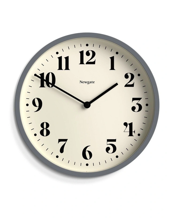 Number Four Wall Clock Matte French Navy image 1