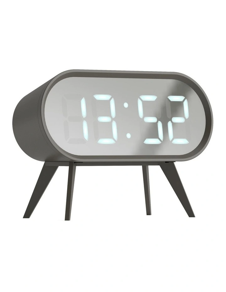 Newgate Space Hotel Cyborg Led Alarm Clock Grey image 2