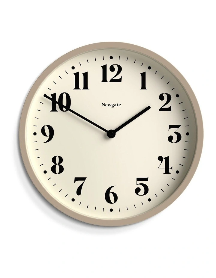 Number Four Wall Clock Matte Stone image 1